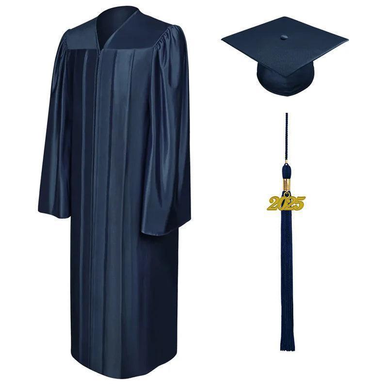 12 Matte High School Premium Matte Graduation Cap, Gown & Tassel Package - Graduation Seller