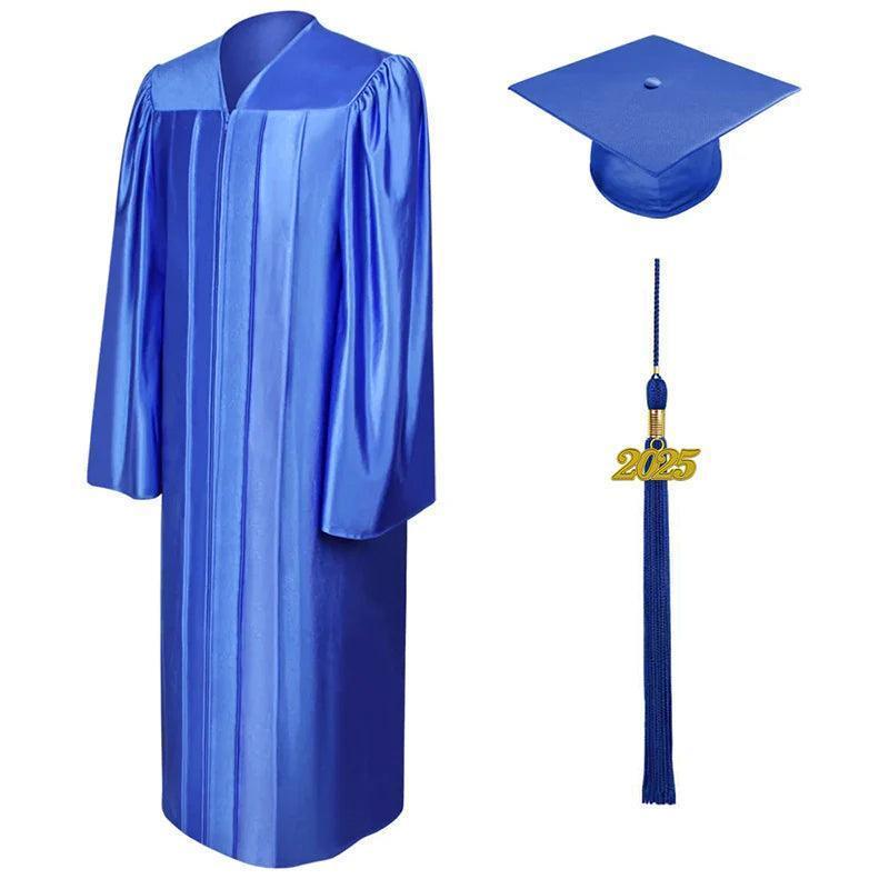 12 Shiny Elementary Cap & Gown - Graduation Seller