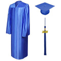 Shiny Royal Blue Bachelors Cap & Gown - Graduation Gown