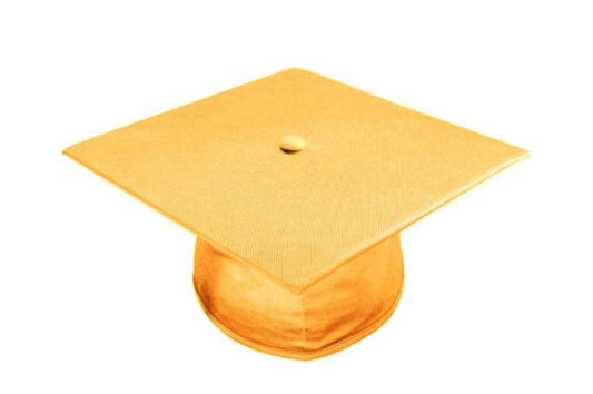 Shiny Antique Gold Bachelors Academic Cap - Graduation Seller