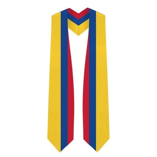 Colombia Graduation Stole - Colombia Flag Sash - Graduation Gown 