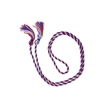 Red, White & Blue USA Military Honor Cord - Graduation Gown 