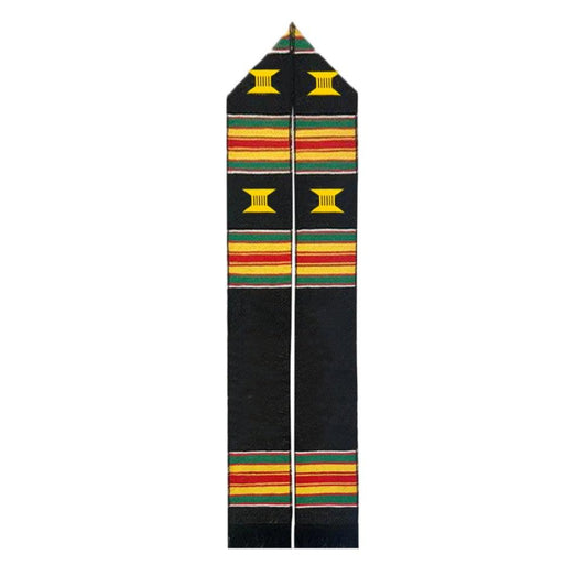 Custom Kente Stoles - Graduation Gown 