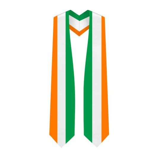 Ireland Graduation Stole - Irish Flag Sash - Graduation Gown 