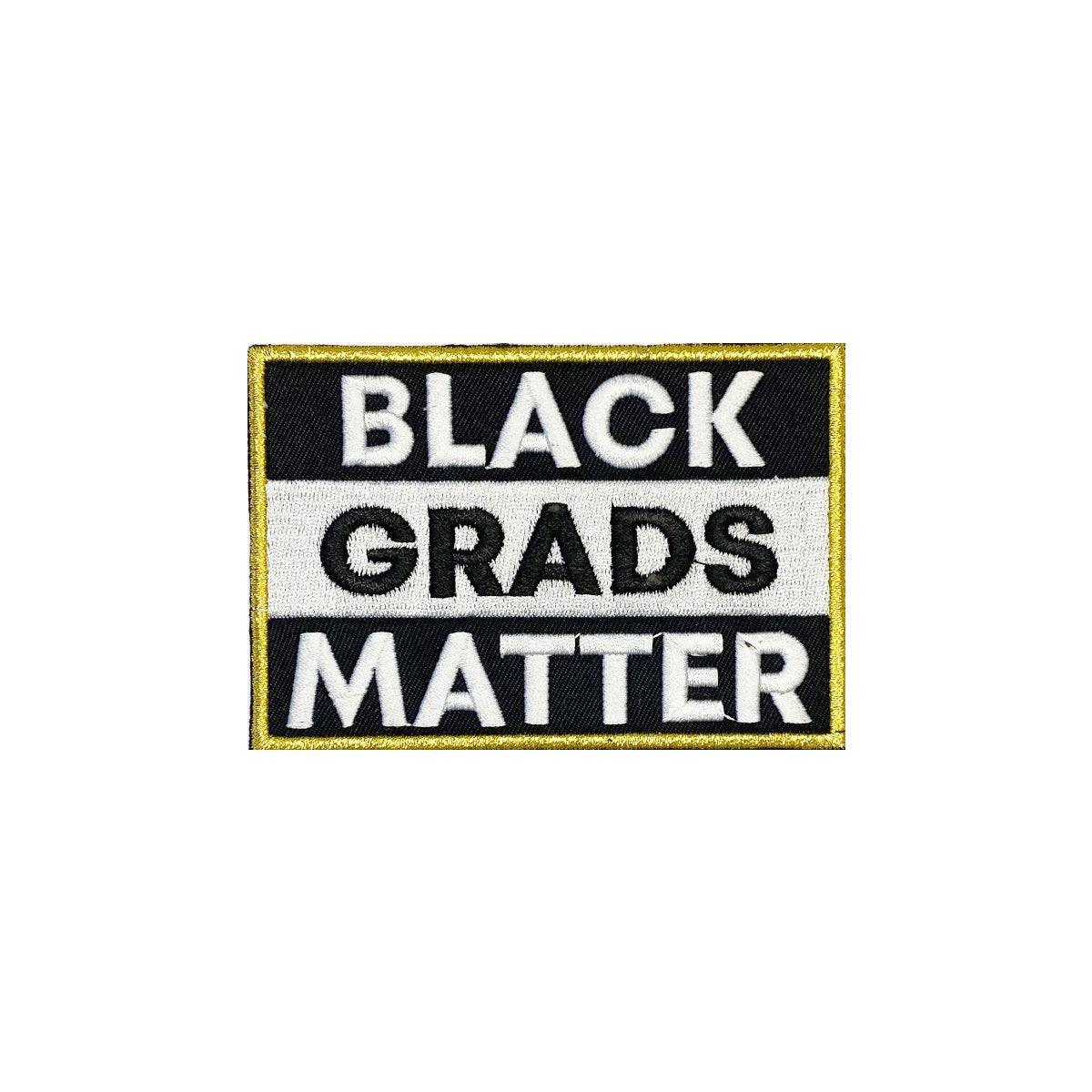 Gold BLACK GRADS MATTER Graduation Stole - Graduation Gown 