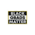 White BLACK GRADS MATTER Graduation Stole - Graduation Gown 
