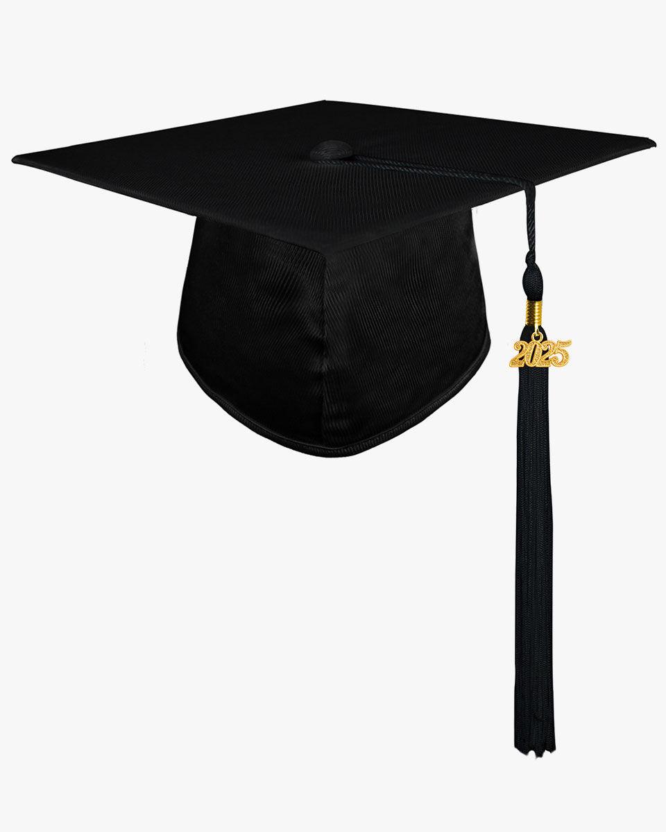 Shiny Kindergarten Graduation Cap with Tassel-12 Colors Available - Graduation Gown 