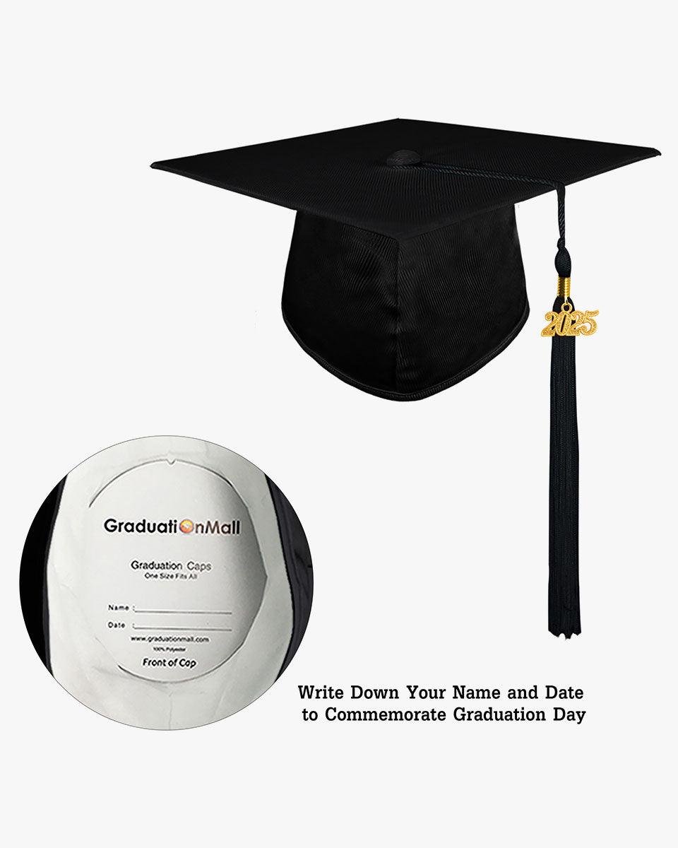 Shiny Kindergarten Graduation Cap with Tassel-12 Colors Available - Graduation Gown 