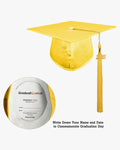 Shiny Kindergarten Graduation Cap with Tassel-12 Colors Available - Graduation Gown 