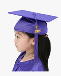 Shiny Kindergarten Graduation Cap with Tassel-12 Colors Available - Graduation Gown 