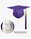 Shiny Kindergarten Graduation Cap with Tassel-12 Colors Available - Graduation Gown 
