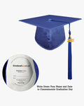 Shiny Kindergarten Graduation Cap with Tassel-12 Colors Available - Graduation Gown 