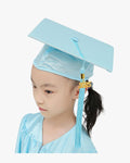 Shiny Kindergarten Graduation Cap with Tassel-12 Colors Available - Graduation Gown 