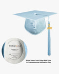 Shiny Kindergarten Graduation Cap with Tassel-12 Colors Available - Graduation Gown 