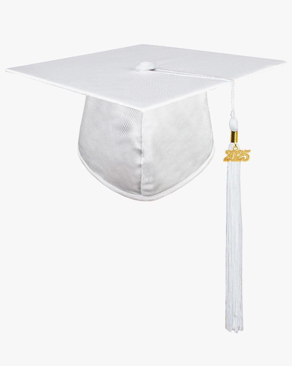 Shiny Kindergarten Graduation Cap with Tassel-12 Colors Available - Graduation Gown 