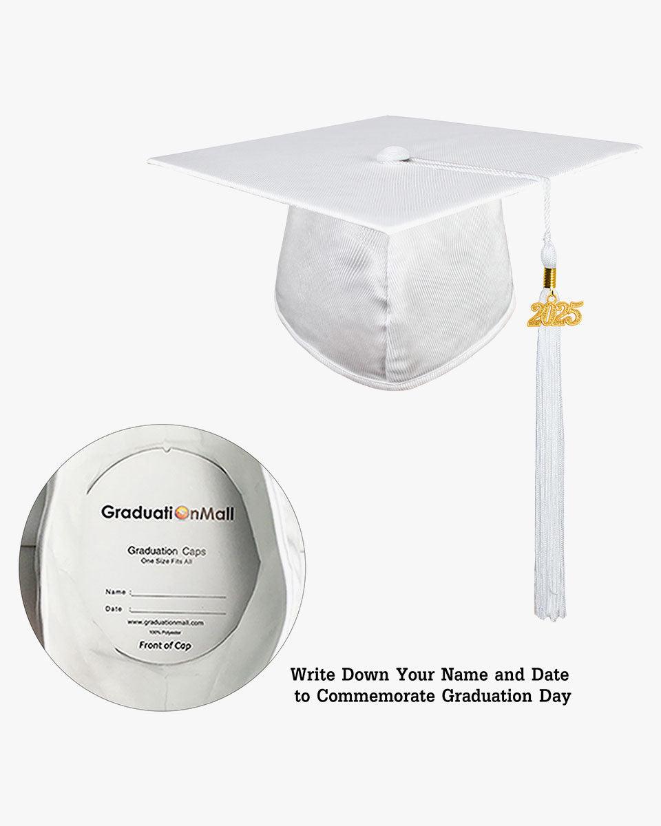 Shiny Kindergarten Graduation Cap with Tassel-12 Colors Available - Graduation Gown 