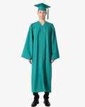 High School Premium Matte Graduation Cap, Gown, Tassel & Stole Package - Graduation Gown 