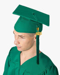 High School Premium Matte Graduation Cap, Gown, Tassel & Stole Package - Graduation Gown 