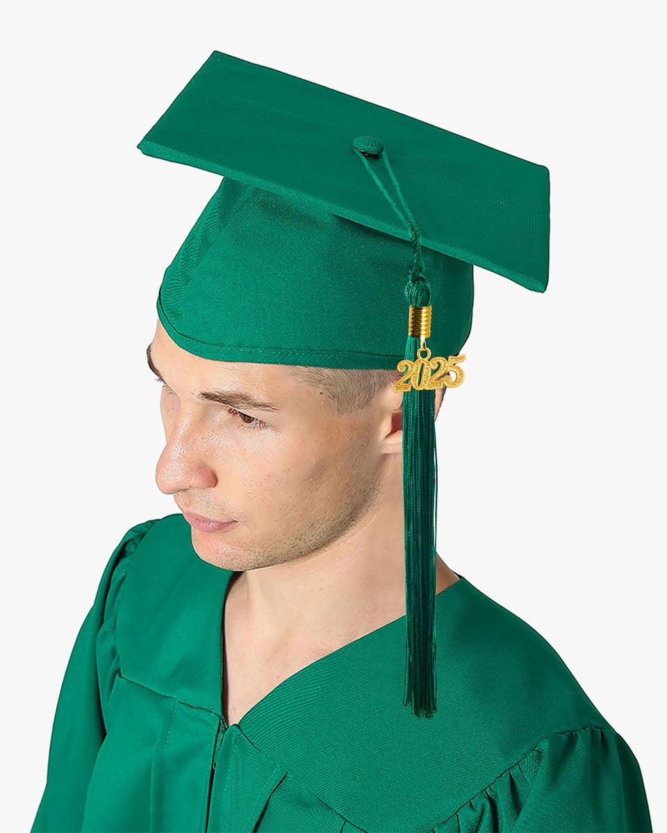 High School Premium Matte Graduation Cap, Gown, Tassel & Stole Package - Graduation Gown 