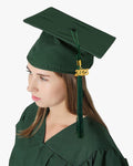 High School Premium Matte Graduation Cap, Gown, Tassel & Stole Package - Graduation Gown 