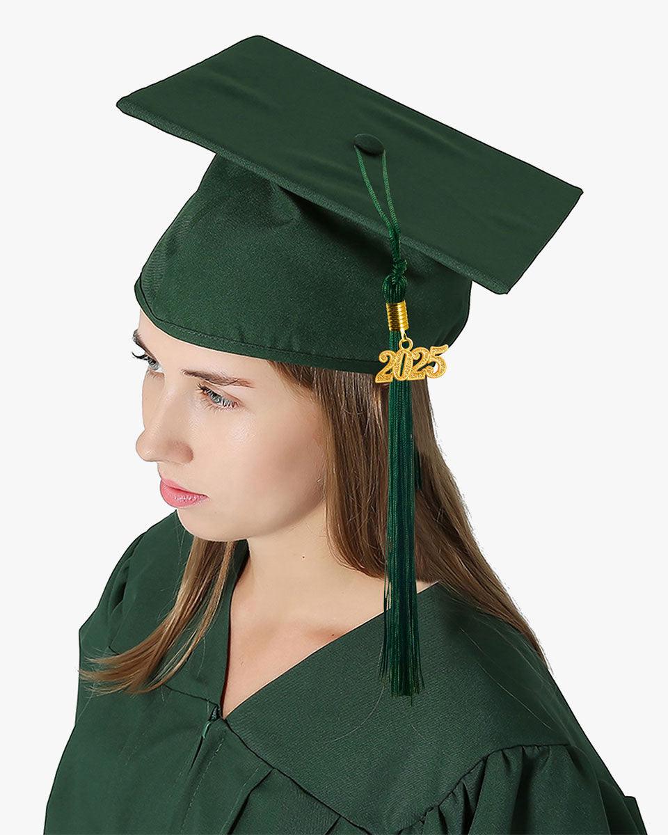 High School Premium Matte Graduation Cap, Gown, Tassel & Stole Package - Graduation Gown 