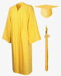 High School Premium Matte Graduation Cap, Gown, Tassel & Stole Package - Graduation Gown 