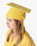 High School Premium Matte Graduation Cap, Gown, Tassel & Stole Package - Graduation Gown 