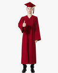 High School Premium Matte Graduation Cap, Gown, Tassel & Stole Package - Graduation Gown 