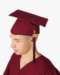 High School Premium Matte Graduation Cap, Gown, Tassel & Stole Package - Graduation Gown 