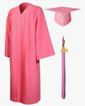 High School Premium Matte Graduation Cap, Gown, Tassel & Stole Package - Graduation Gown 