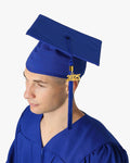 High School Premium Matte Graduation Cap, Gown, Tassel & Stole Package - Graduation Gown 