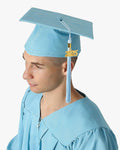 High School Premium Matte Graduation Cap, Gown, Tassel & Stole Package - Graduation Gown 