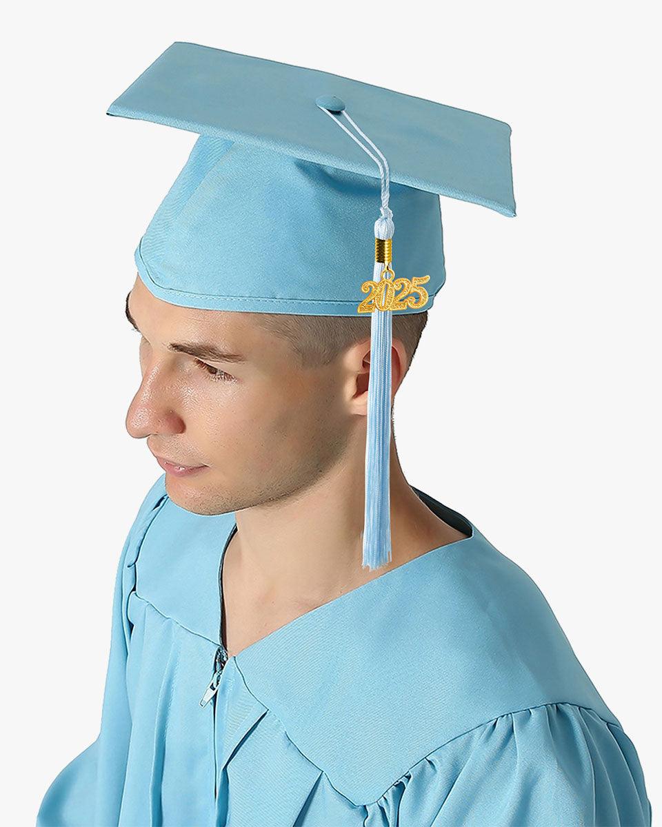 High School Premium Matte Graduation Cap, Gown, Tassel & Stole Package - Graduation Gown 