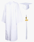 High School Premium Matte Graduation Cap, Gown, Tassel & Stole Package - Graduation Gown 