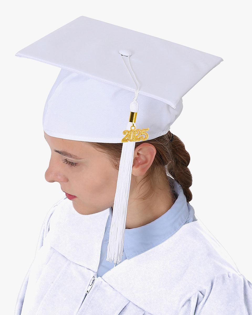 High School Premium Matte Graduation Cap, Gown, Tassel & Stole Package - Graduation Gown 