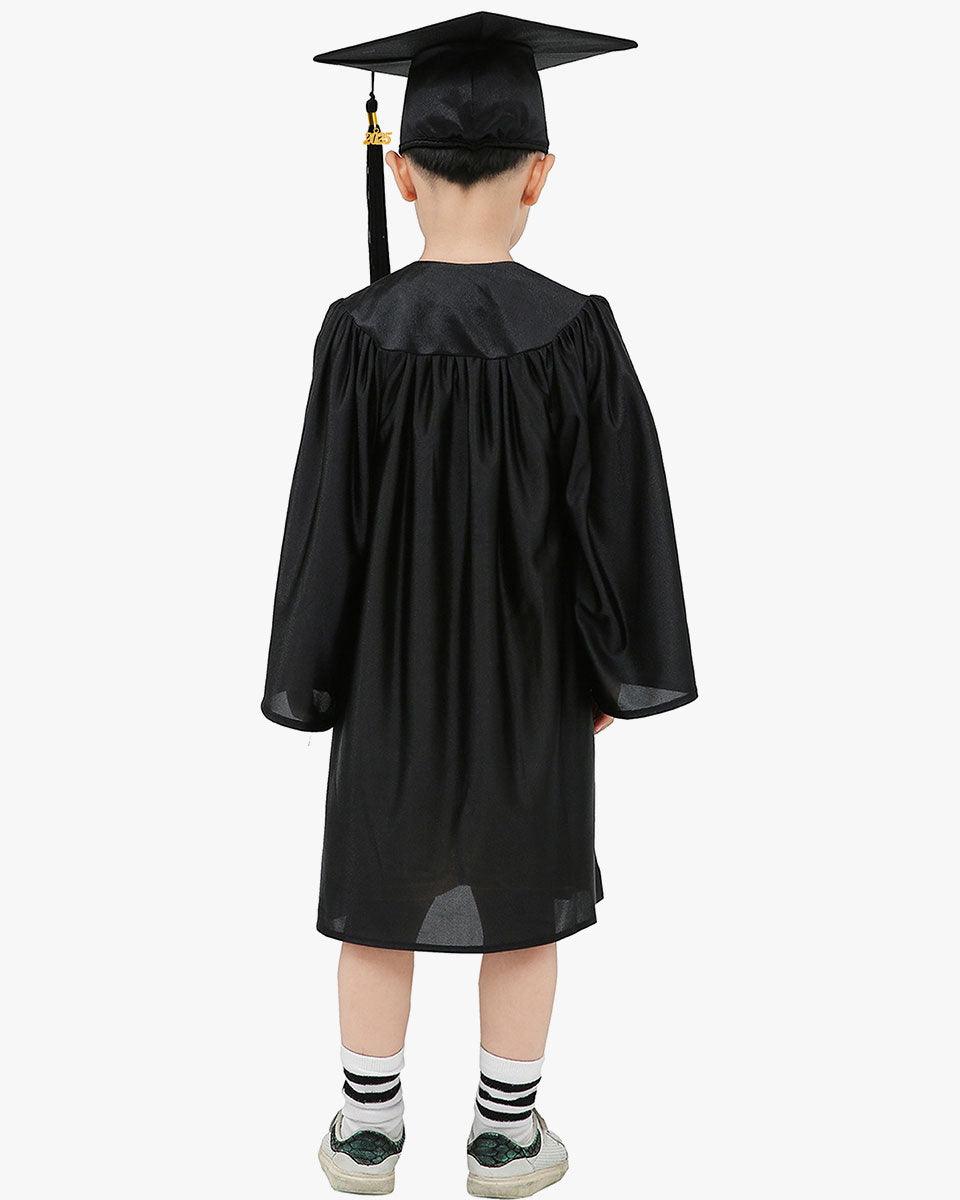 Shiny Kindergarten Cap, Gown & Tassel Package - 13 Colors Available - Graduation Gown 