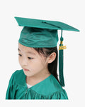 Shiny Kindergarten Cap, Gown & Tassel Package - 13 Colors Available - Graduation Gown 