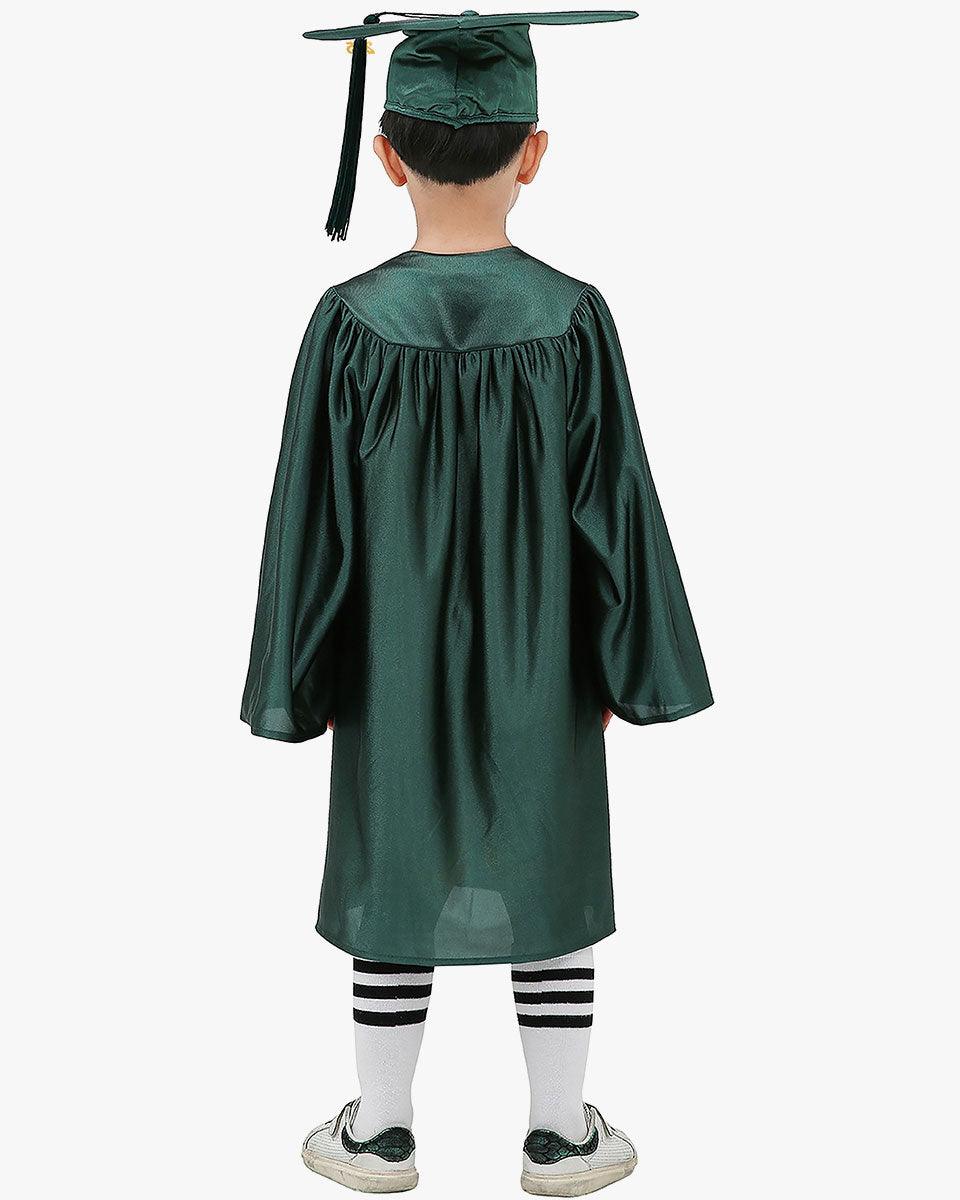 Shiny Kindergarten Cap, Gown & Tassel Package - 13 Colors Available - Graduation Gown 