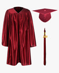 Shiny Kindergarten Cap, Gown & Tassel Package - 13 Colors Available - Graduation Gown 