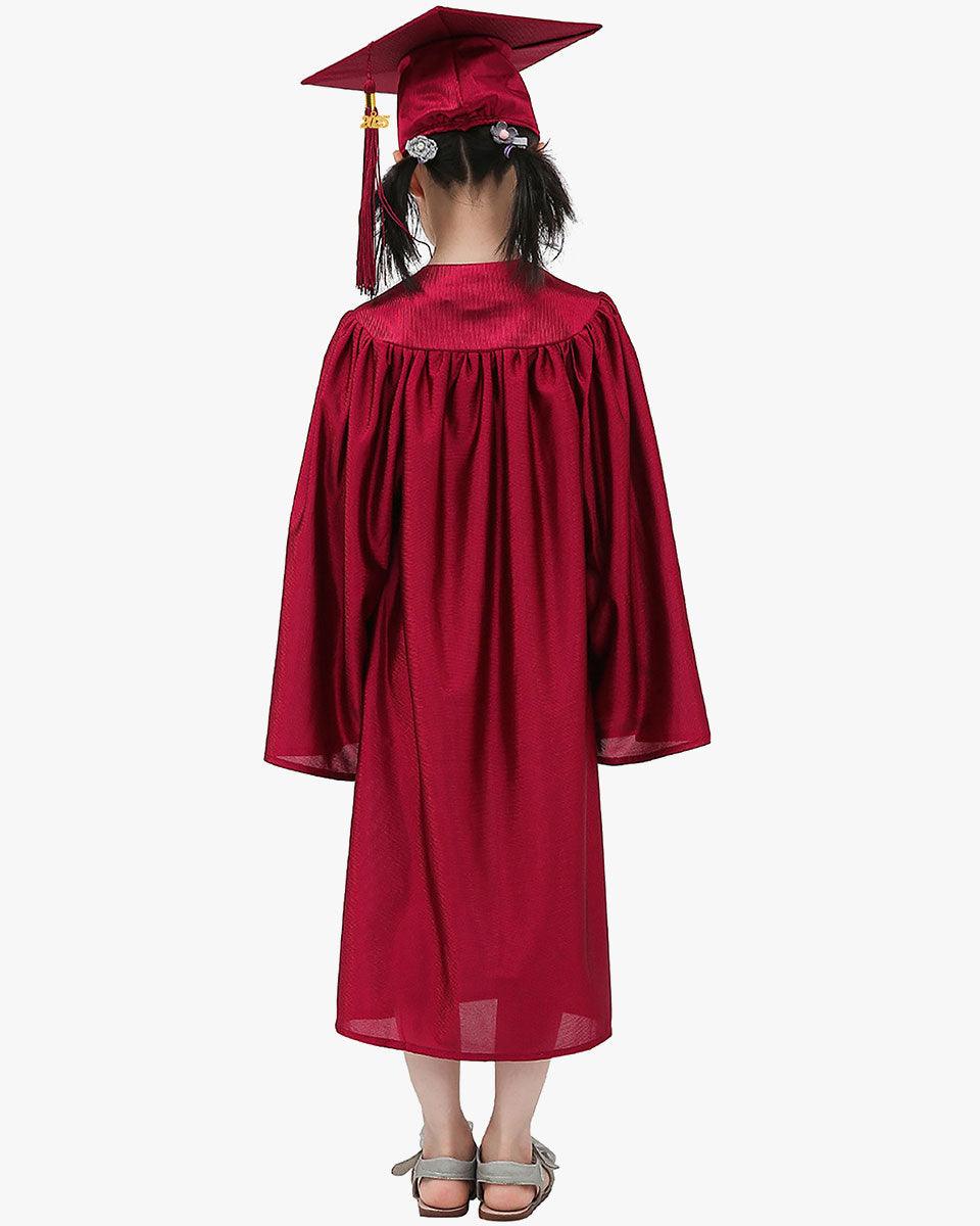 Shiny Kindergarten Cap, Gown & Tassel Package - 13 Colors Available - Graduation Gown 