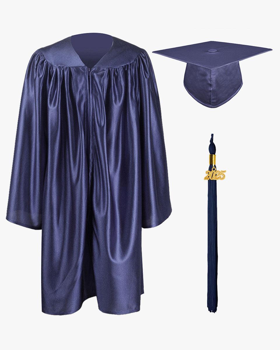 Shiny Kindergarten Cap, Gown & Tassel Package - 13 Colors Available - Graduation Gown 
