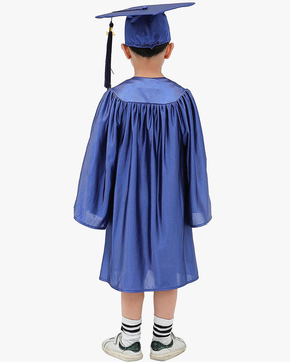 Shiny Kindergarten Cap, Gown & Tassel Package - 13 Colors Available - Graduation Gown 