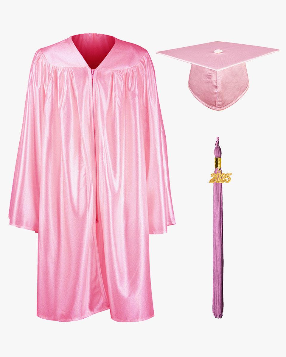 Shiny Kindergarten Cap, Gown & Tassel Package - 13 Colors Available - Graduation Gown 