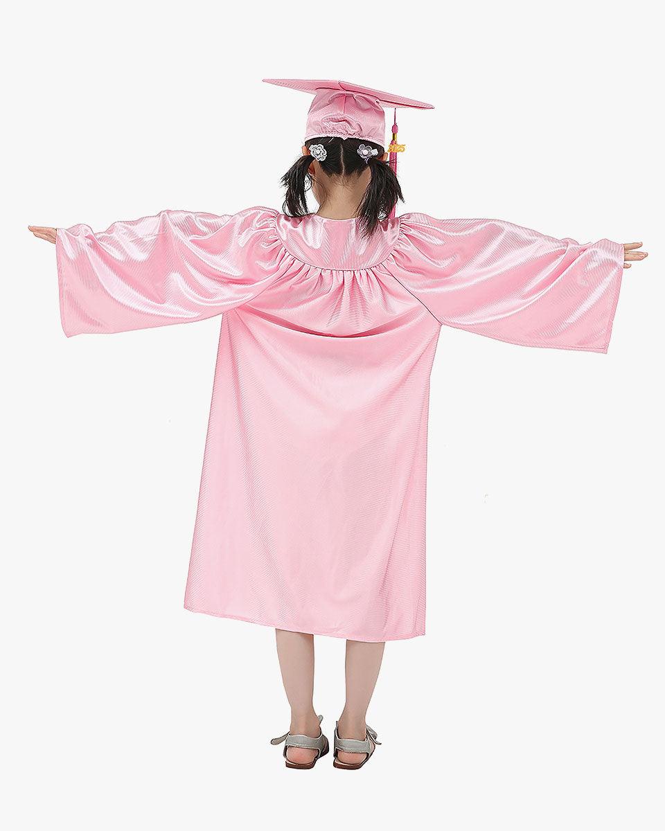 Shiny Kindergarten Cap, Gown & Tassel Package - 13 Colors Available - Graduation Gown 
