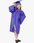 Shiny Kindergarten Cap, Gown & Tassel Package - 13 Colors Available - Graduation Gown 