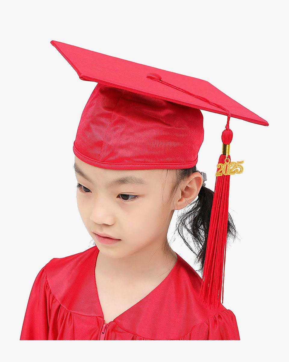 Shiny Kindergarten Cap, Gown & Tassel Package - 13 Colors Available - Graduation Gown 