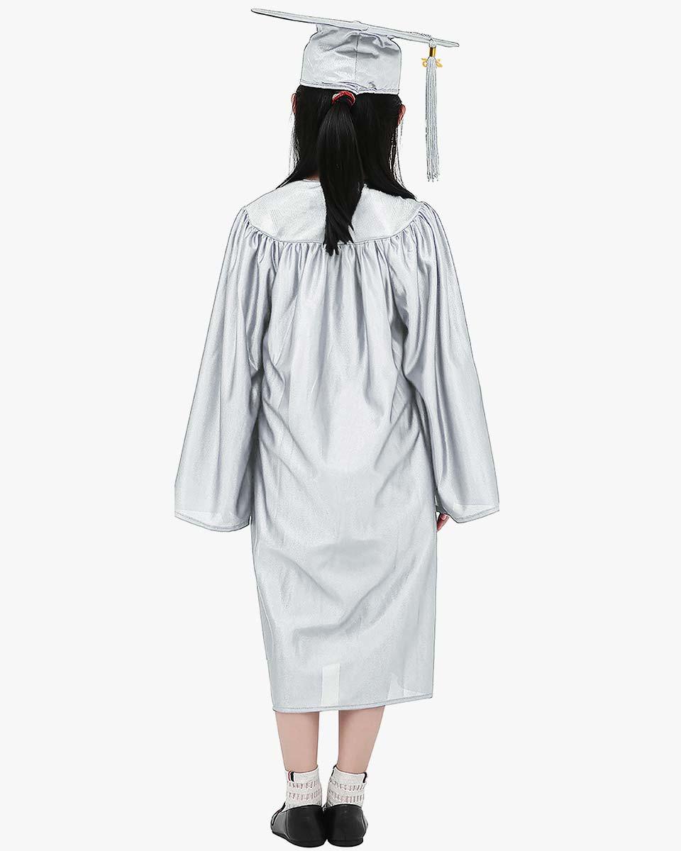 Shiny Kindergarten Cap, Gown & Tassel Package - 13 Colors Available - Graduation Gown 