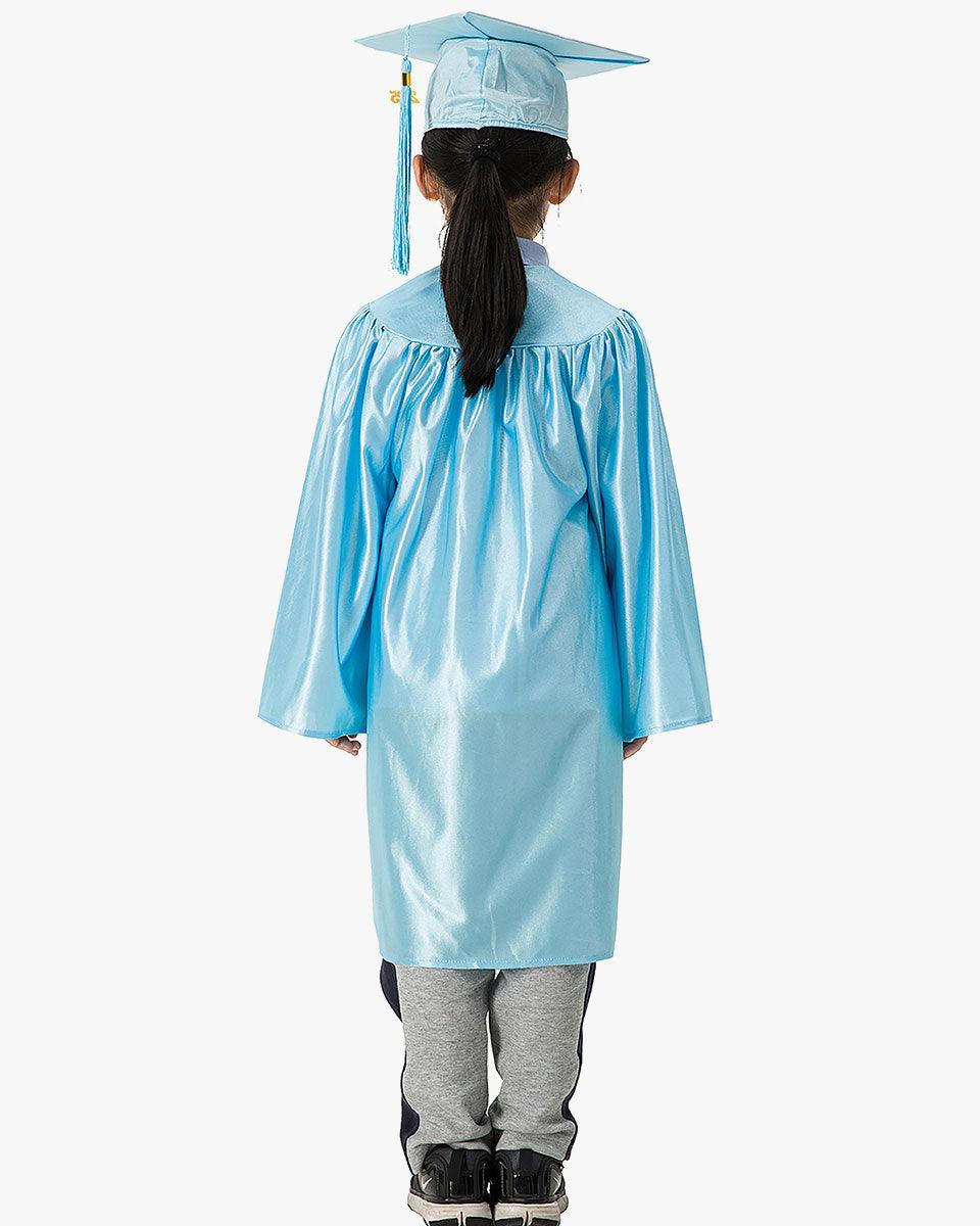 Shiny Kindergarten Cap, Gown & Tassel Package - 13 Colors Available - Graduation Gown 
