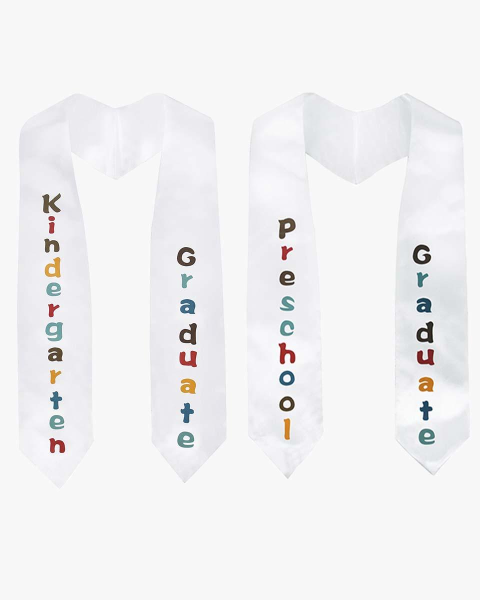 Shiny Kindergarten Graduation Cap, Gown, Stole, Diploma & Medal Package - Graduation Gown 