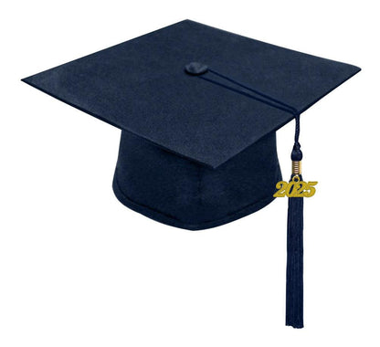 Matte Navy Blue Kindergarten/Preschool Cap & Tassel - Graduation Seller